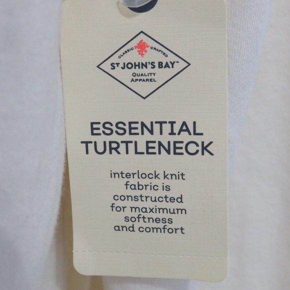 St. John's Bay* Women's Long‎ Sleeve Turtle Neck Straight Hem Blouse~ Size XL - Picture 5 of 12